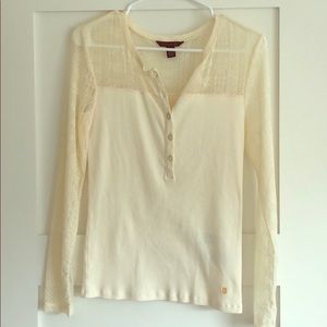 Lacy long sleeve shirt